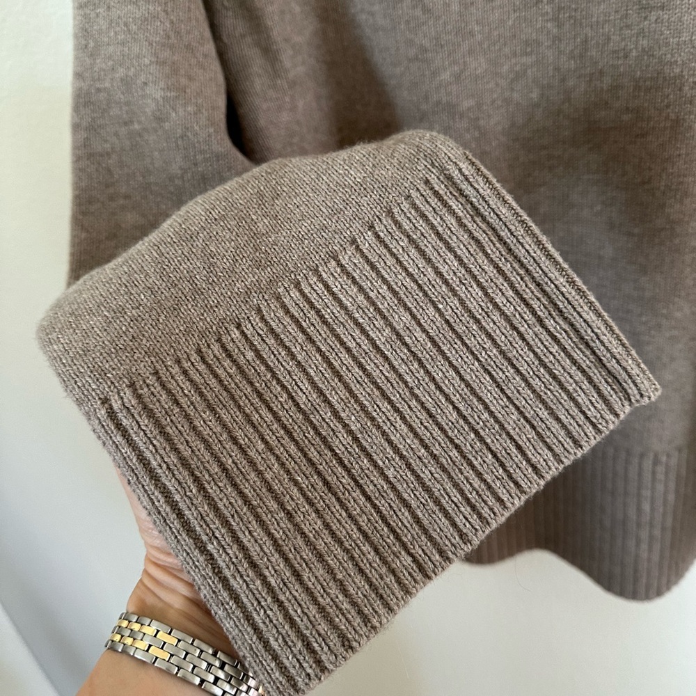 & Other Stories Brown Turtleneck Sweater - Picture 3 of 5